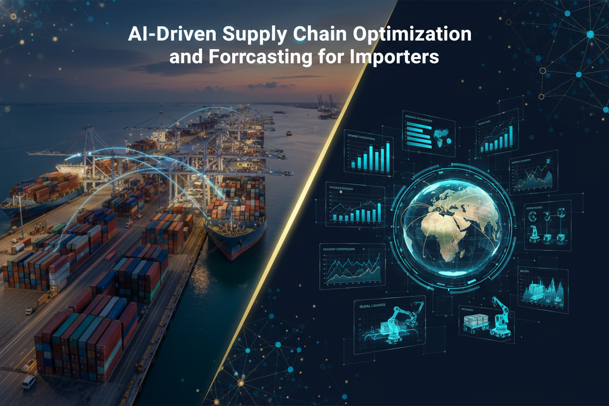 Ai Driven Supply Chain Optimization And Forecasting For Importers Generate High Quality Image Along With Title