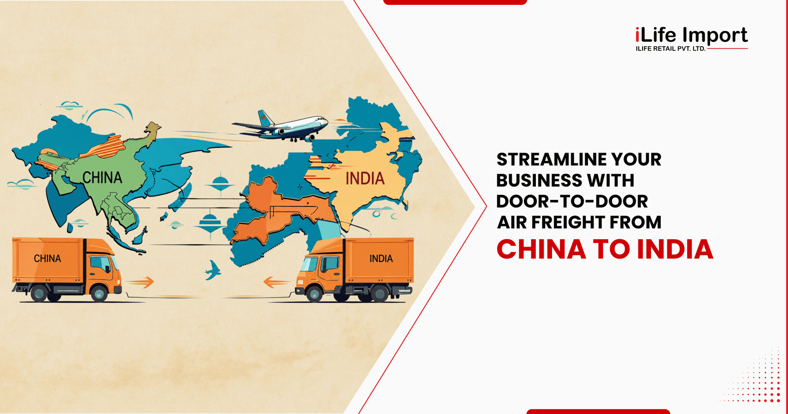 To Door Air Freight China To India